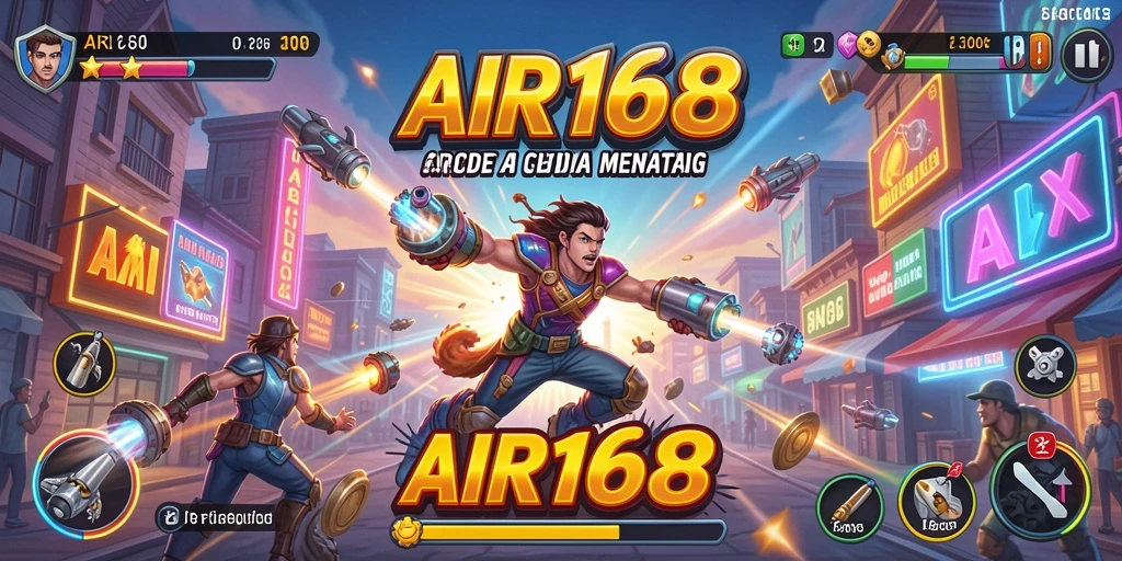 Gameplay seru AIR168 dengan rintangan menantang dan grafis yang memukau.