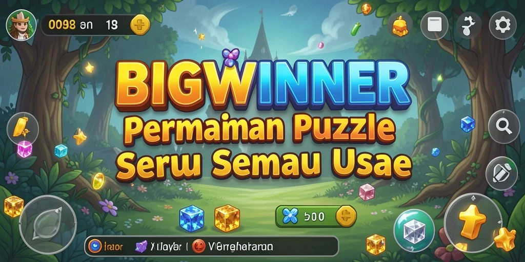 Tampilan gameplay BIGWINNER yang menarik dan menantang dalam puzzle.