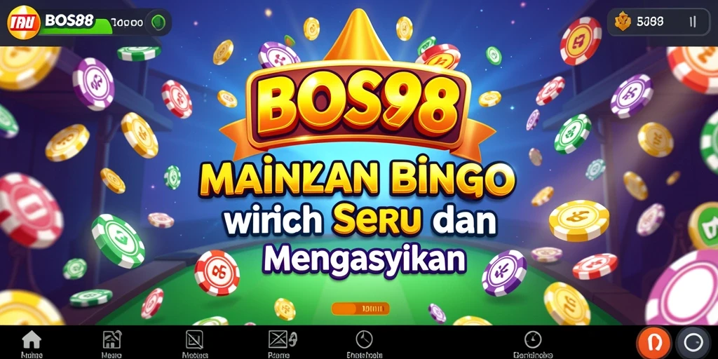 Antarmuka gameplay BOS88 yang mengasyikkan dan menarik untuk bingo.