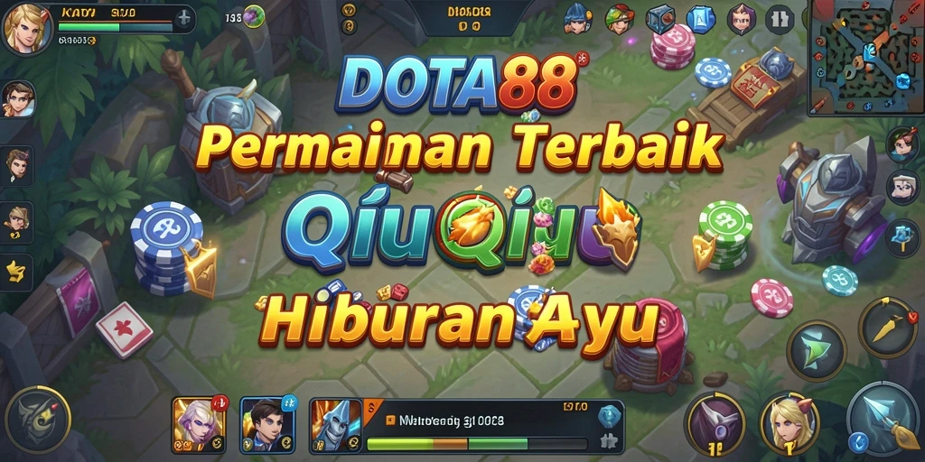 Tampilan gameplay DOTA88 dengan grafis QiuQiu yang menarik.