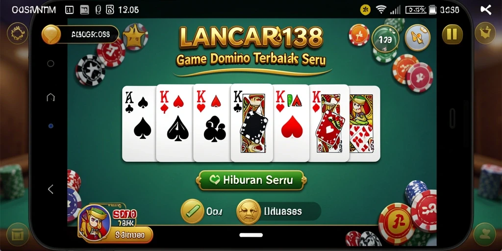 Tampilan gameplay seru dari LANCAR138 yang menampilkan strategi dalam permainan Domino.