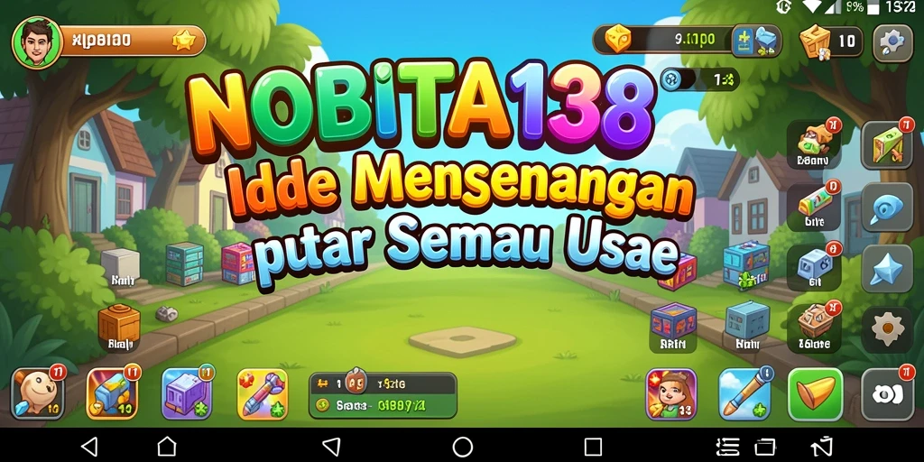 Screenshot NOBITA138 menampilkan gameplay seru dan interaktif dalam genre Idle.