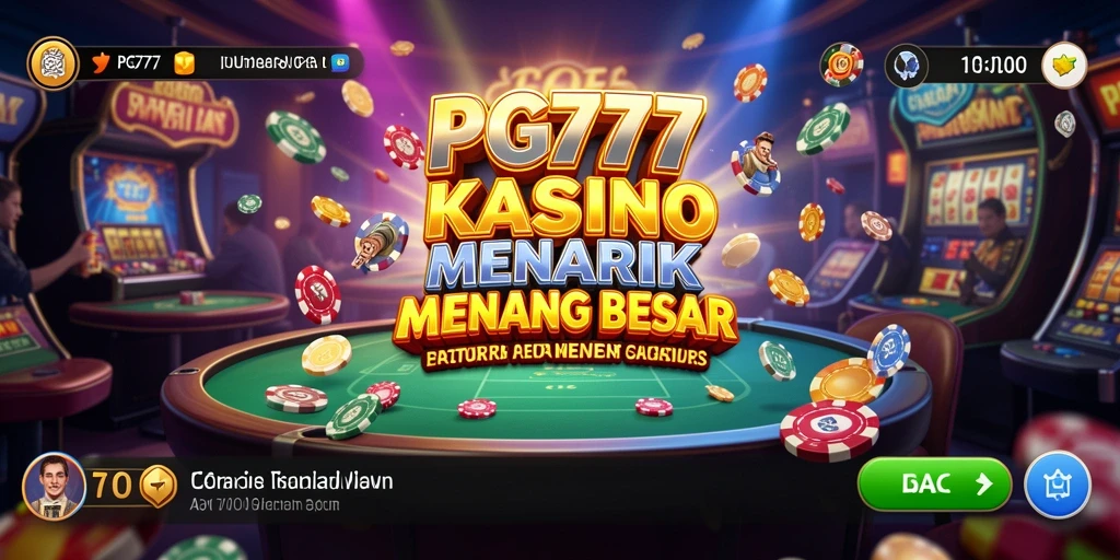 Gameplay seru PG777 dengan grafis mengagumkan dalam permainan kasino.