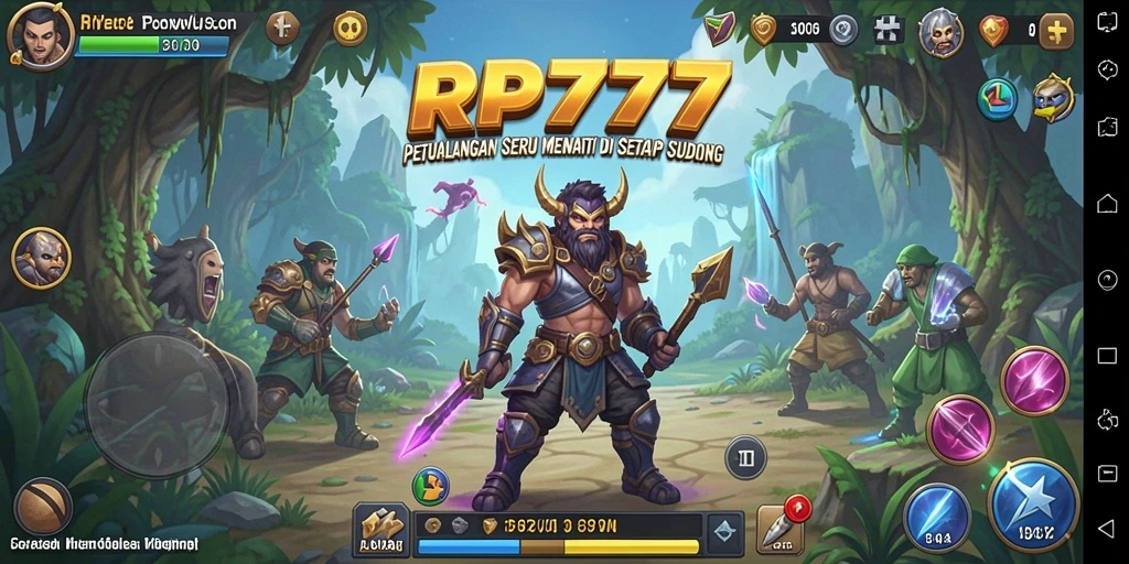 Gameplay seru di dunia petualangan RP777 yang menantang.