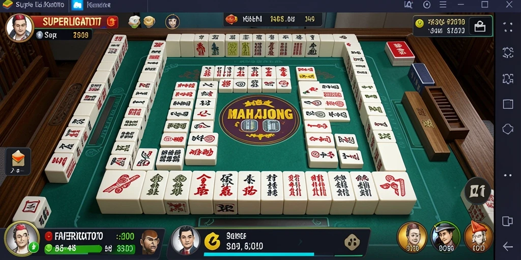 Tampilan gameplay SUPERLIGATOTO yang mendebarkan dan seru.