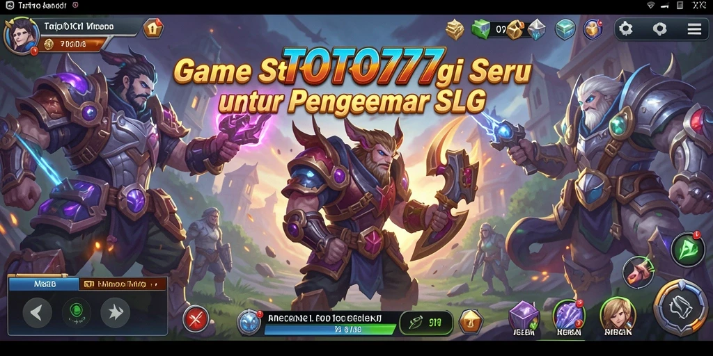 Gameplay menarik dalam TOTO777 dengan strategi SLG yang menarik.